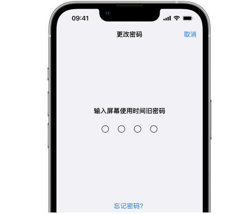 张家川iPhone屏幕维修分享iPhone屏幕使用时间密码忘记了怎么办 