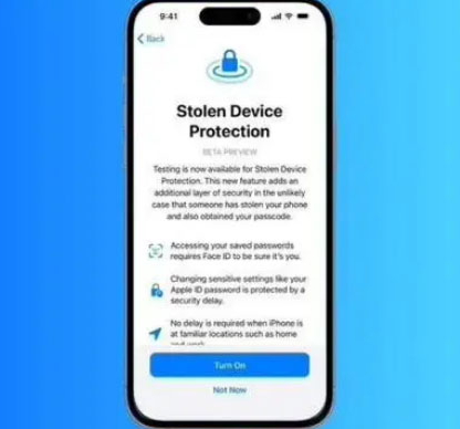张家川苹果授权维修店分享被盗设备保护功能开启方法 