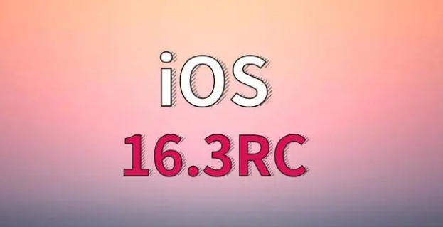 张家川苹果手机维修分享iOS 16.3 RC版升级_iOS 16.3 RC版一键刷机教程 